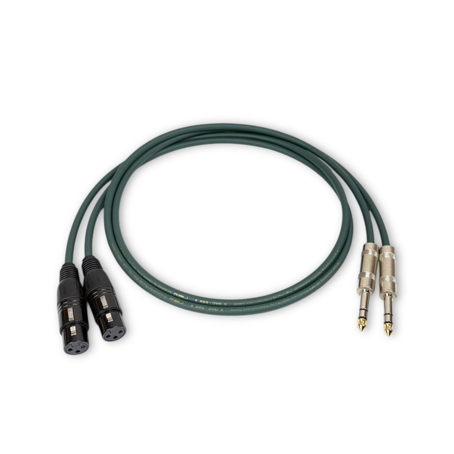 OYAIDE QAC-222 XLR TRS ケーブル 1m 2本セット - メルカリ