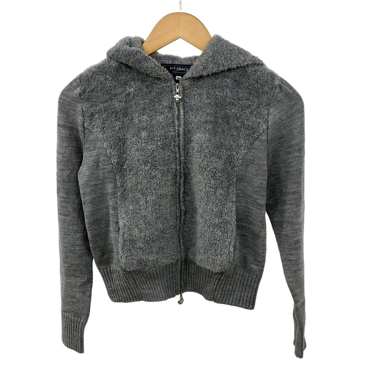 エムズグレイシー ニットパーカー38 M'S GRACY(エムズグレイシー) パーカー サイズ38 M レディース美品