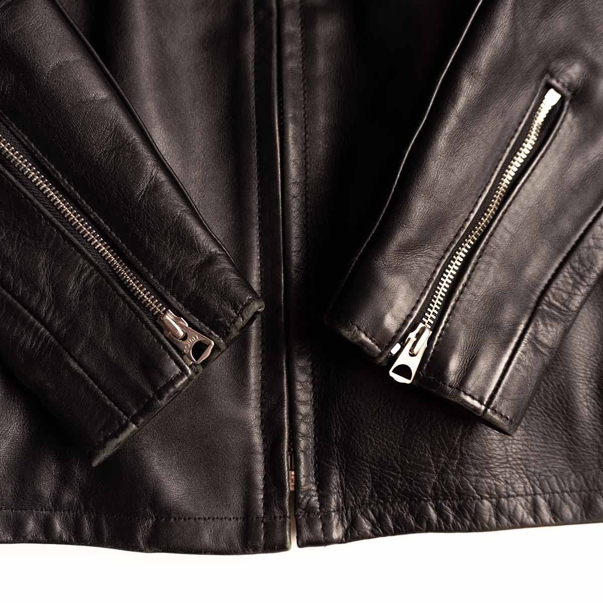 美品】SCHOTT【642/シングルライダースジャケット】40 襟 レザー