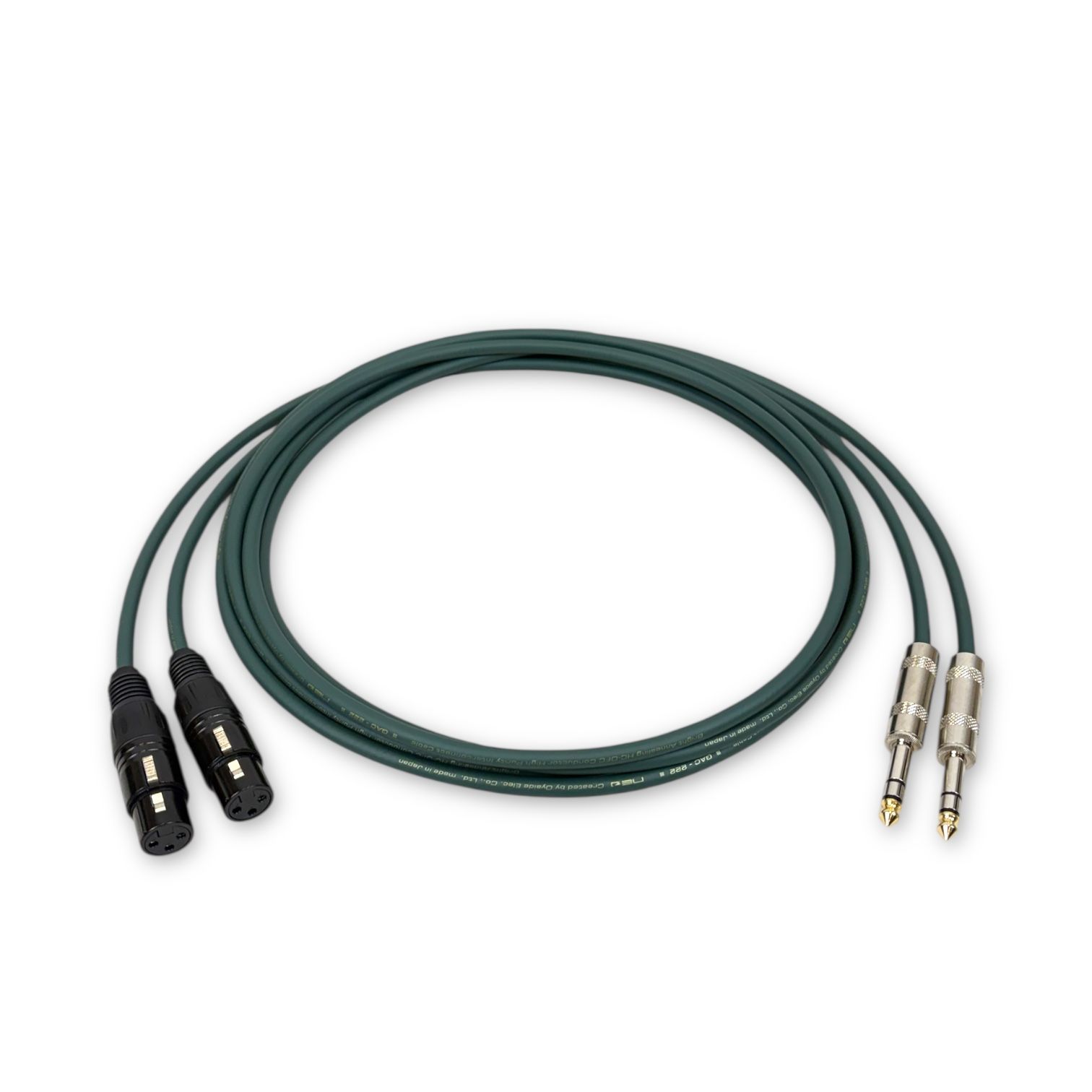 Oyaide QAC222 2m 2本 OYAIDE QAC-222 XLR TRS ケーブル 2m 2本セット - メルカリ