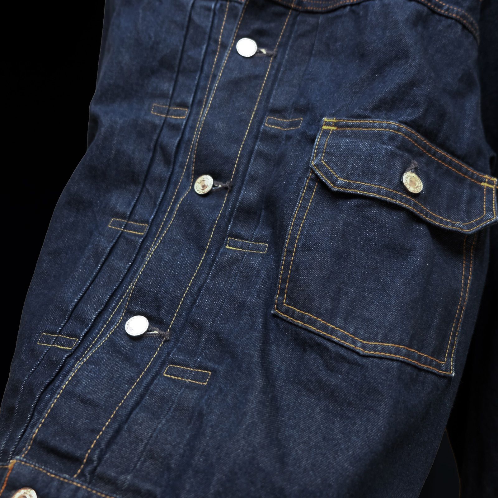 濃紺 EDWIN 1stタイプ T-BACK デニムジャケット XLサイズ 赤耳