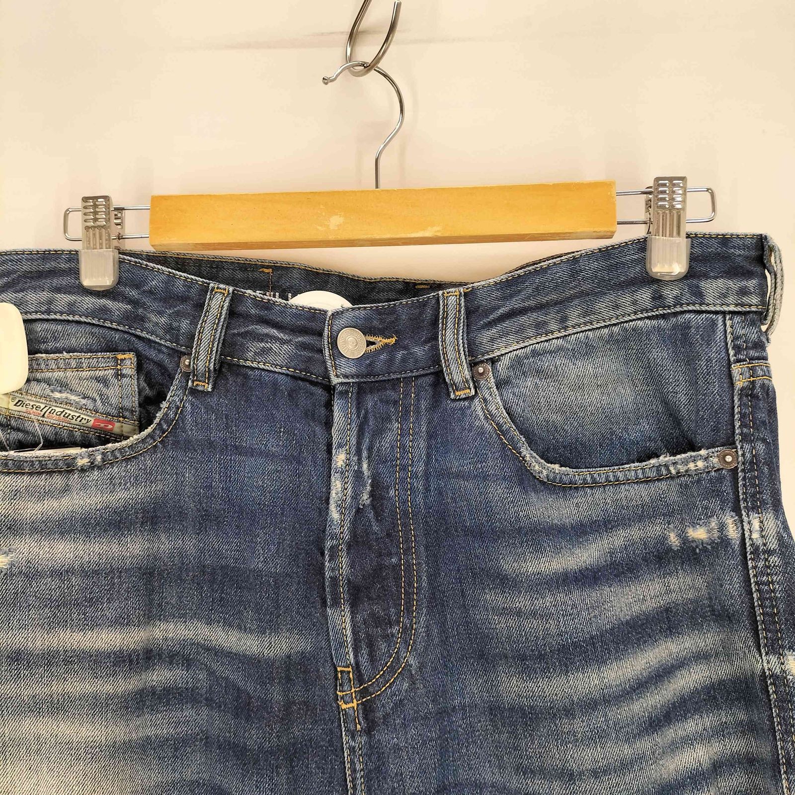 ディーゼル DIESEL relaxed jeans d-riseダメージデニムパンツ メンズ 