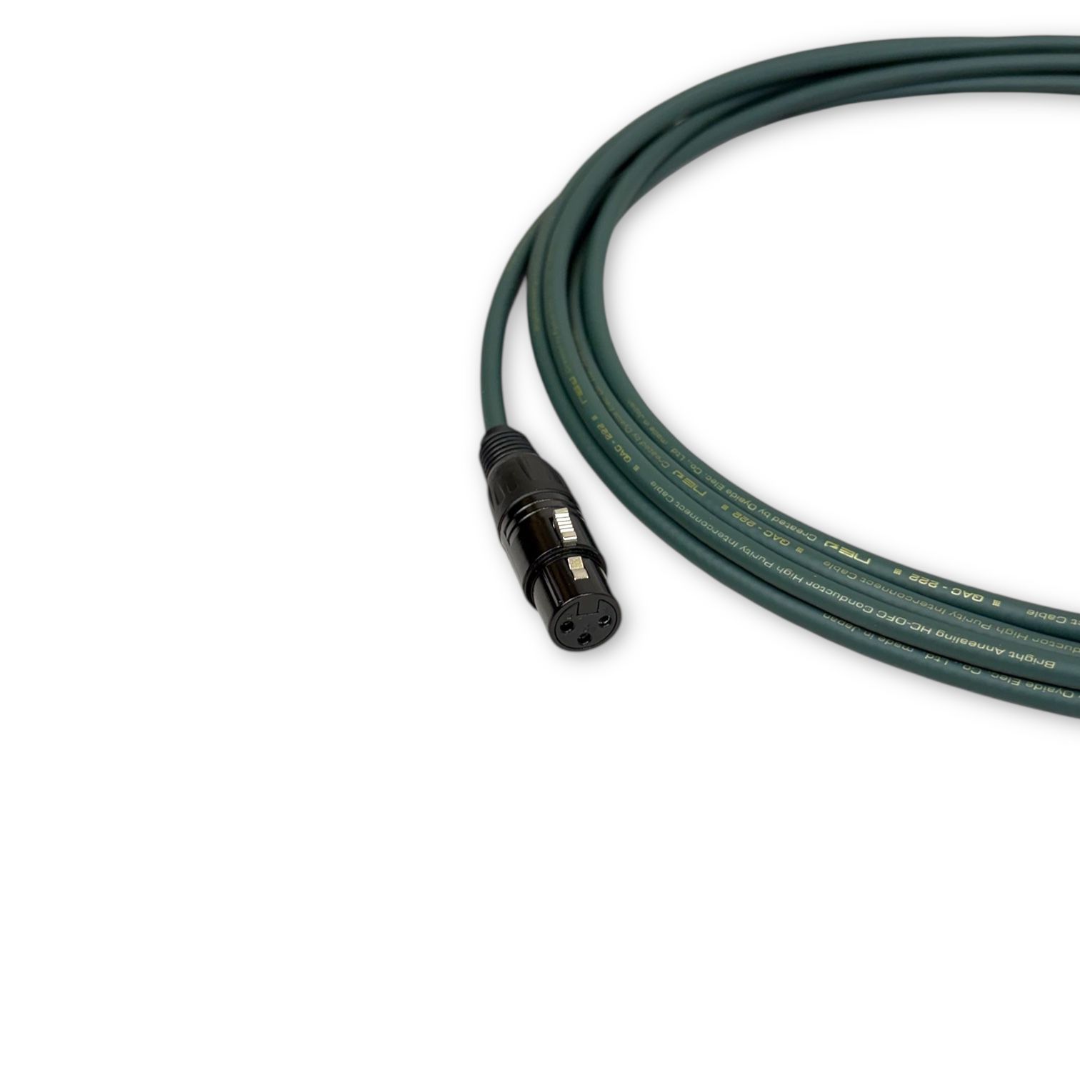 OYAIDE QAC 222 XLR TRS ケーブル 5 m 2本セット