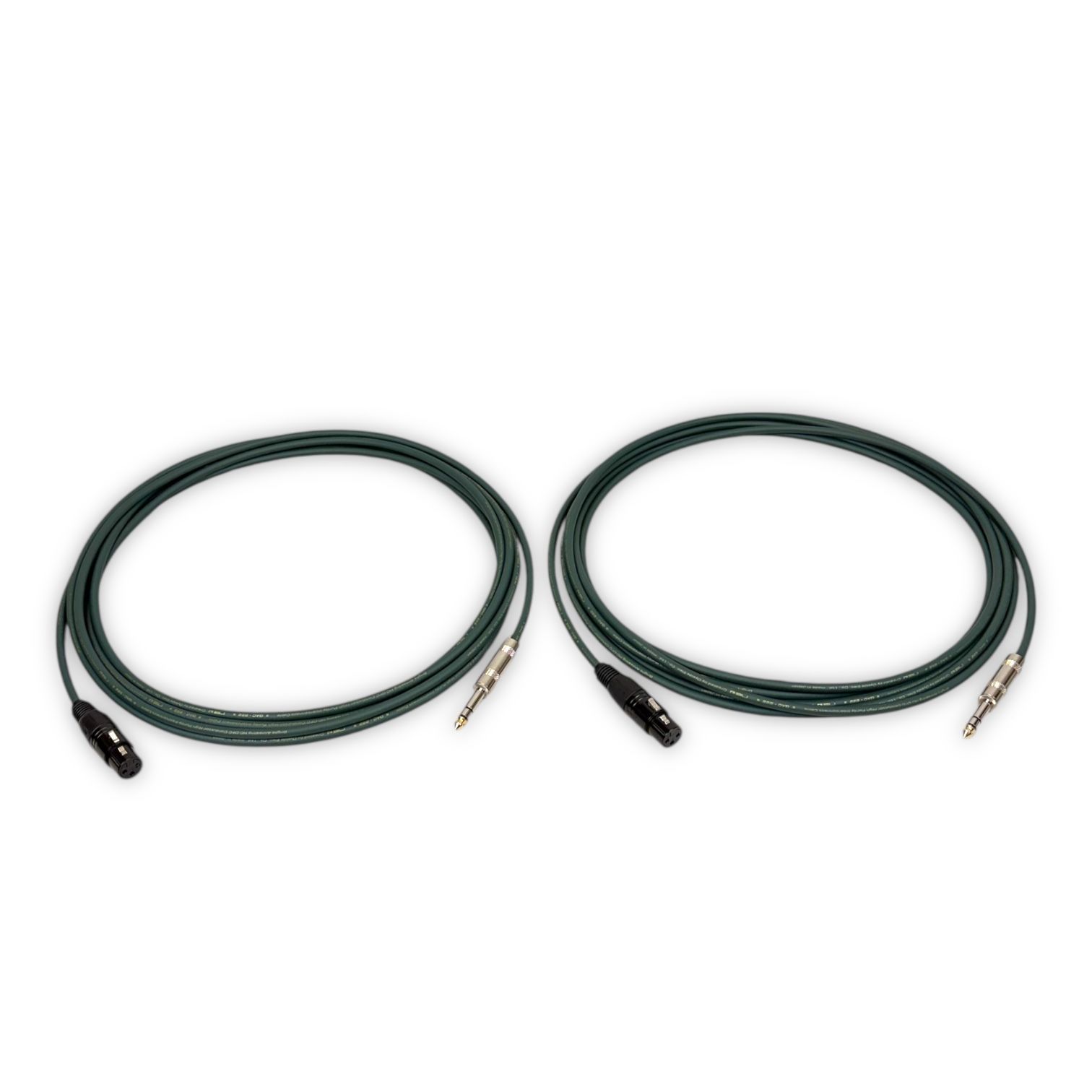 OYAIDE QAC 222 XLR TRS ケーブル 5 m 2本セット