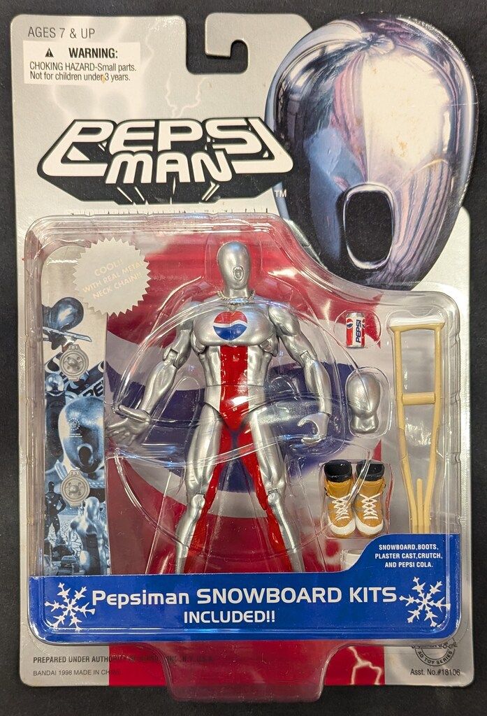 バンダイ ULTRA FREE POSE FIGURE PEPSIMAN / SNOWBOARD KITS - メルカリ