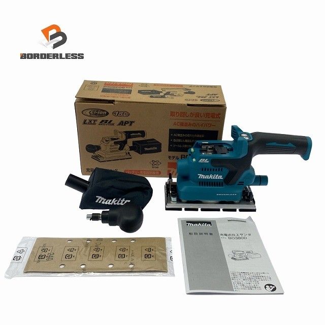 makita マキタ 18 V 充電式仕上サンダー BO 380 DZ 本体のみ コードレス 仕上げサンダー オービタルサンダー 研磨機119331