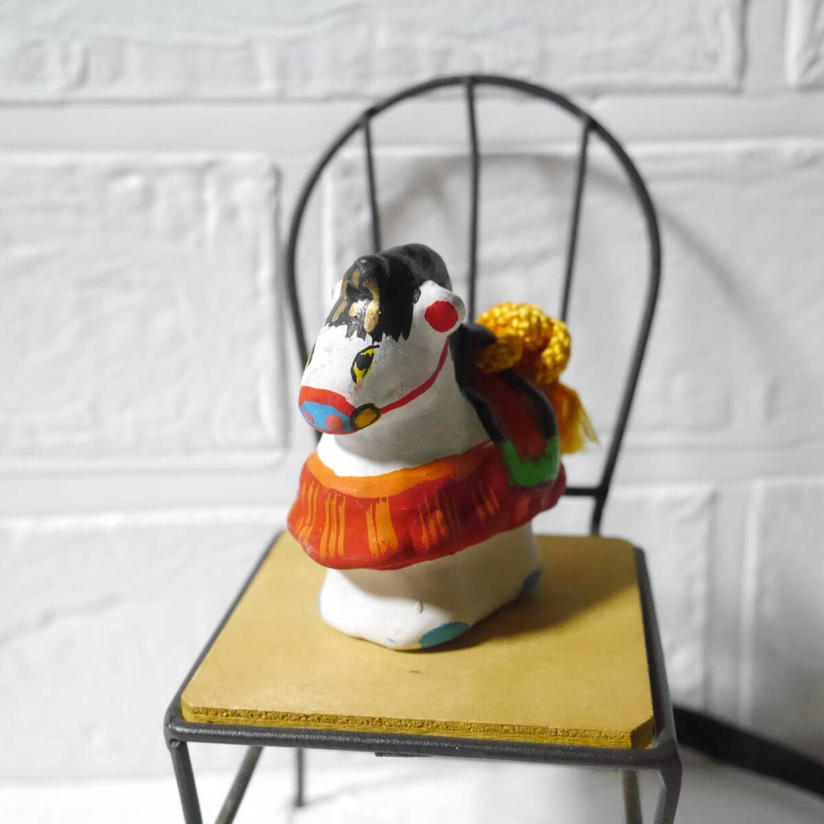 AY □ 馬 □ ウマ うま 土鈴 土人形 民芸品 置物 郷土玩具 中古 - メルカリ