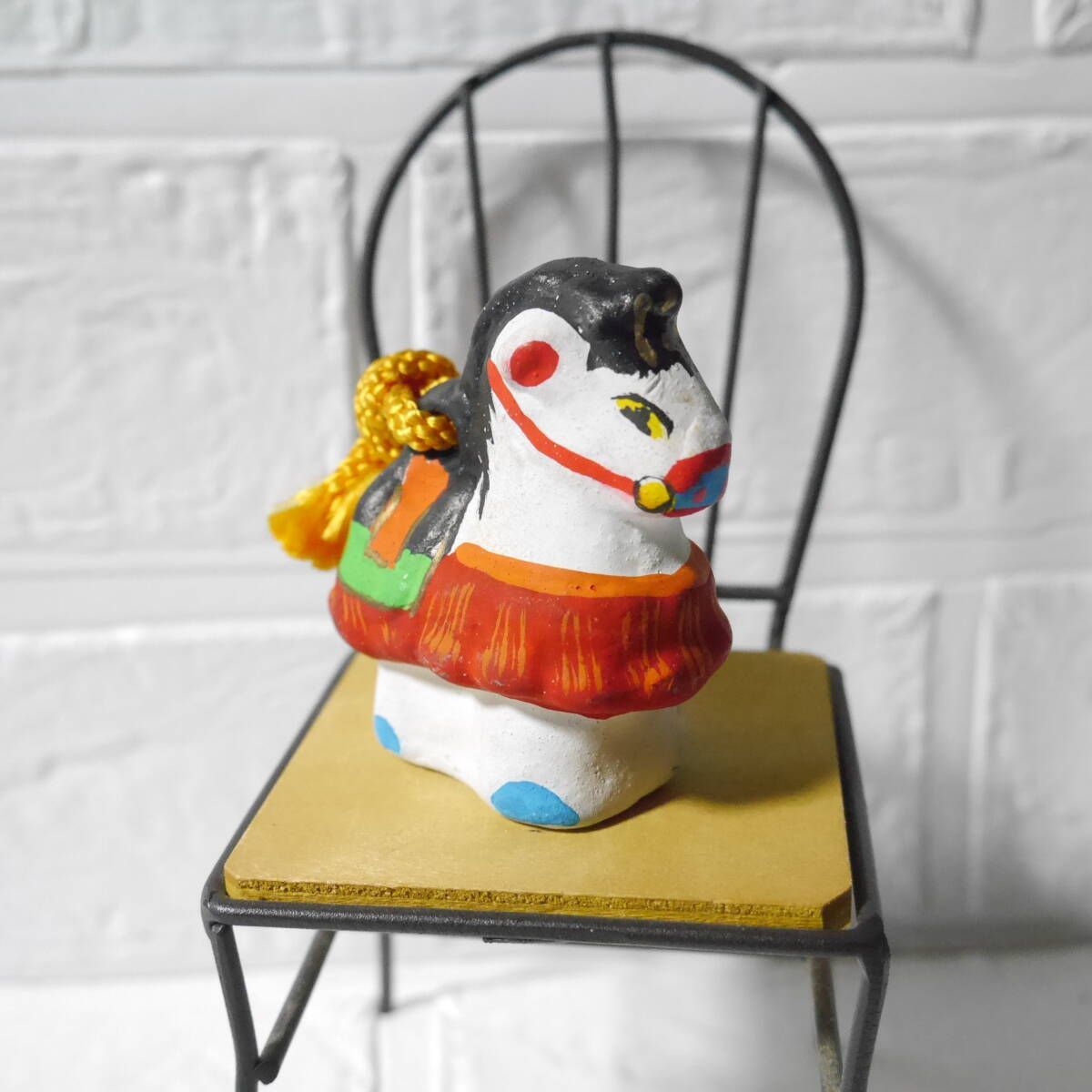 AY □ 馬 □ ウマ うま 土鈴 土人形 民芸品 置物 郷土玩具 中古 - メルカリ