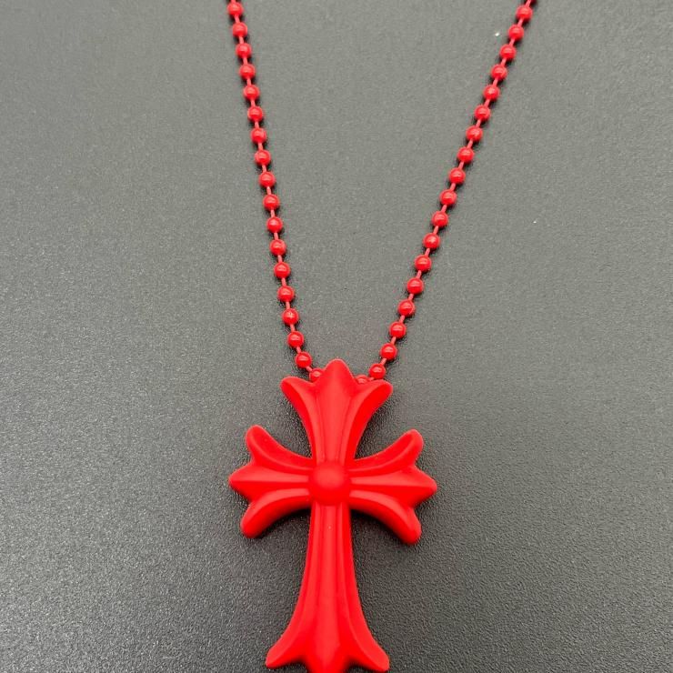 CHROME HEARTS クロムハーツ ラバーネックレス ラバースモールCHクロス