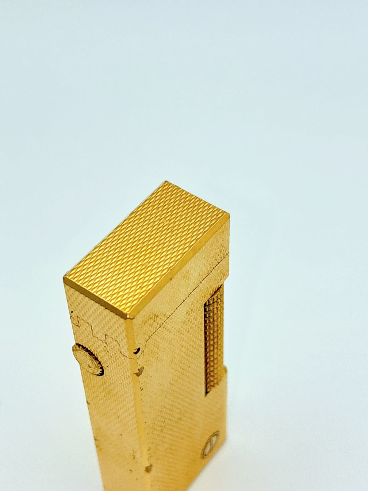 Dunhill/ダンヒル ガスライター ゴールド ヴィンテージ 箱付き FC