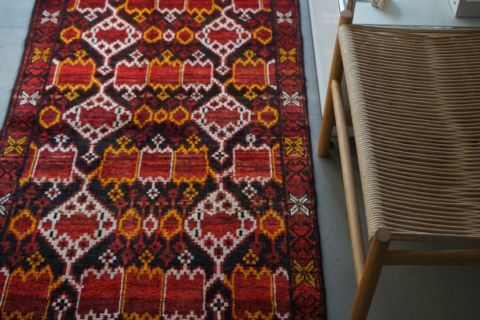 ヴィンテージラグ アフガニスタン バルーチラグ ダークカラー 1970年代