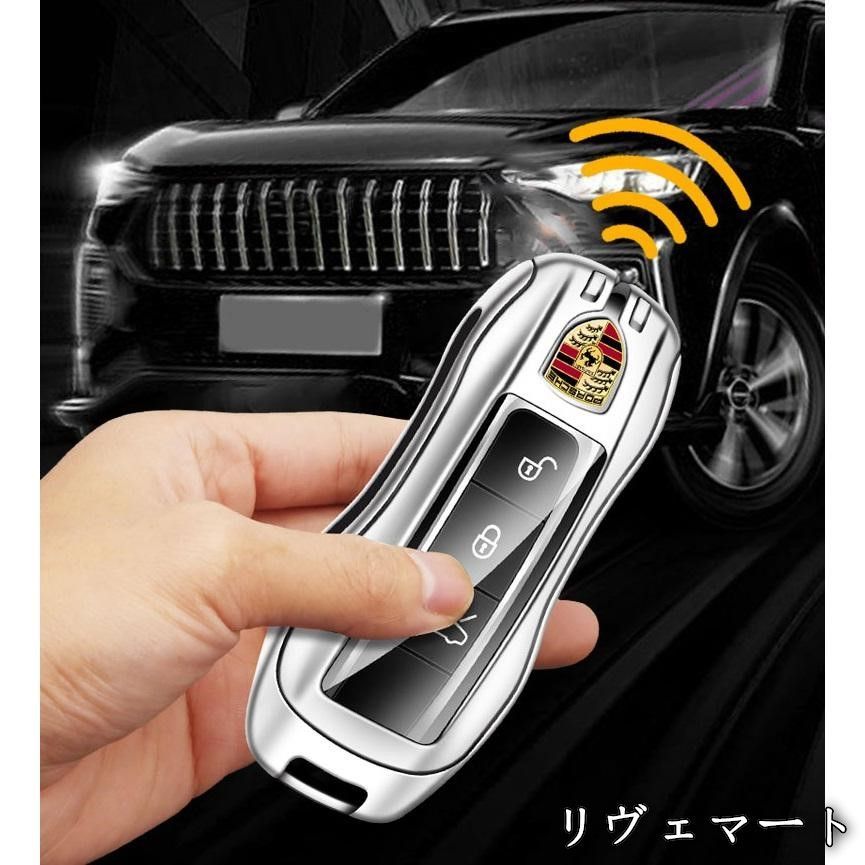 美品・未使用新品】◇ポルシェ PORSCHE◇深錆色/グレー◇キーケース