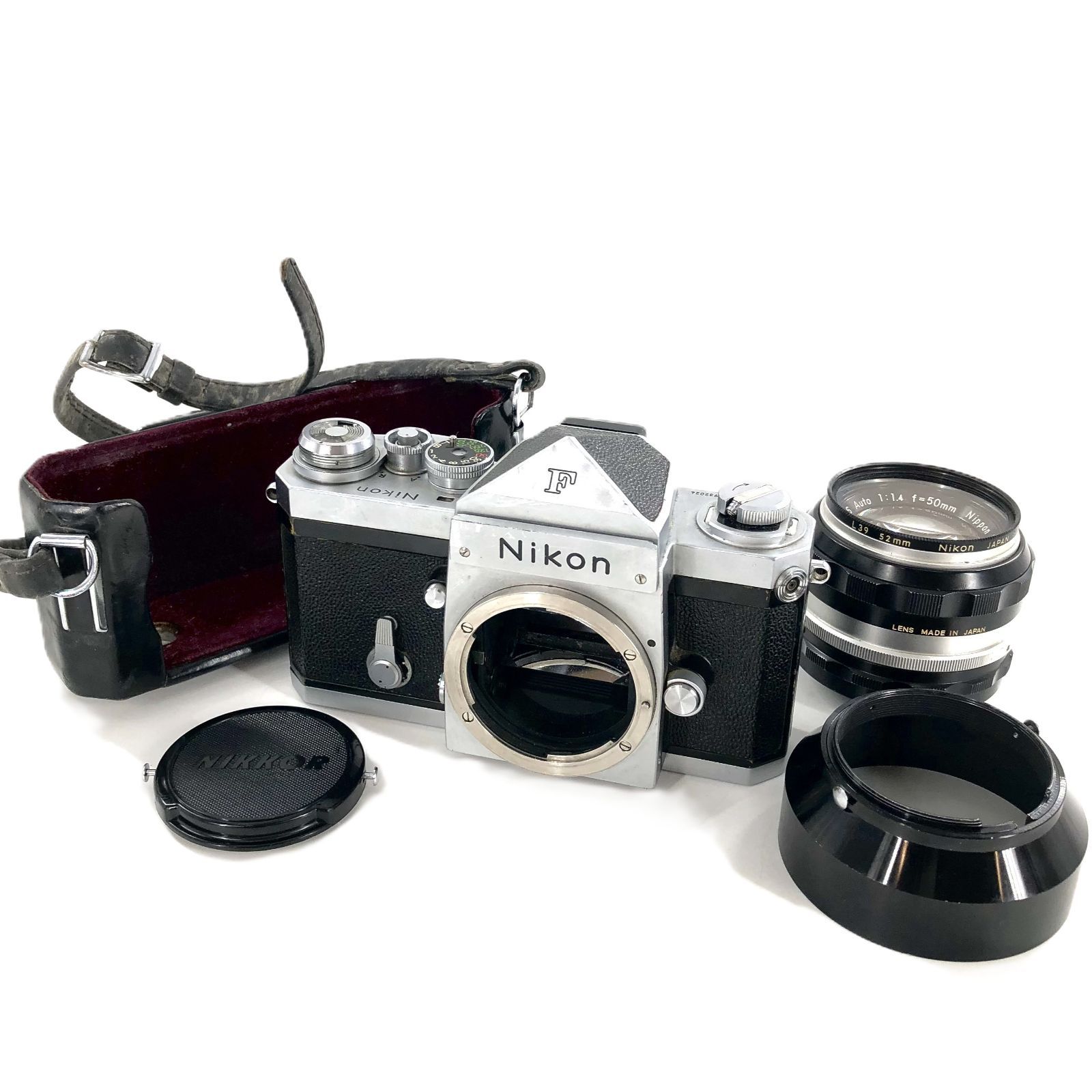 Nikon ニコン F レンズ NIKKOR-S 1:1.4 f=50mm フィルムカメラ 空