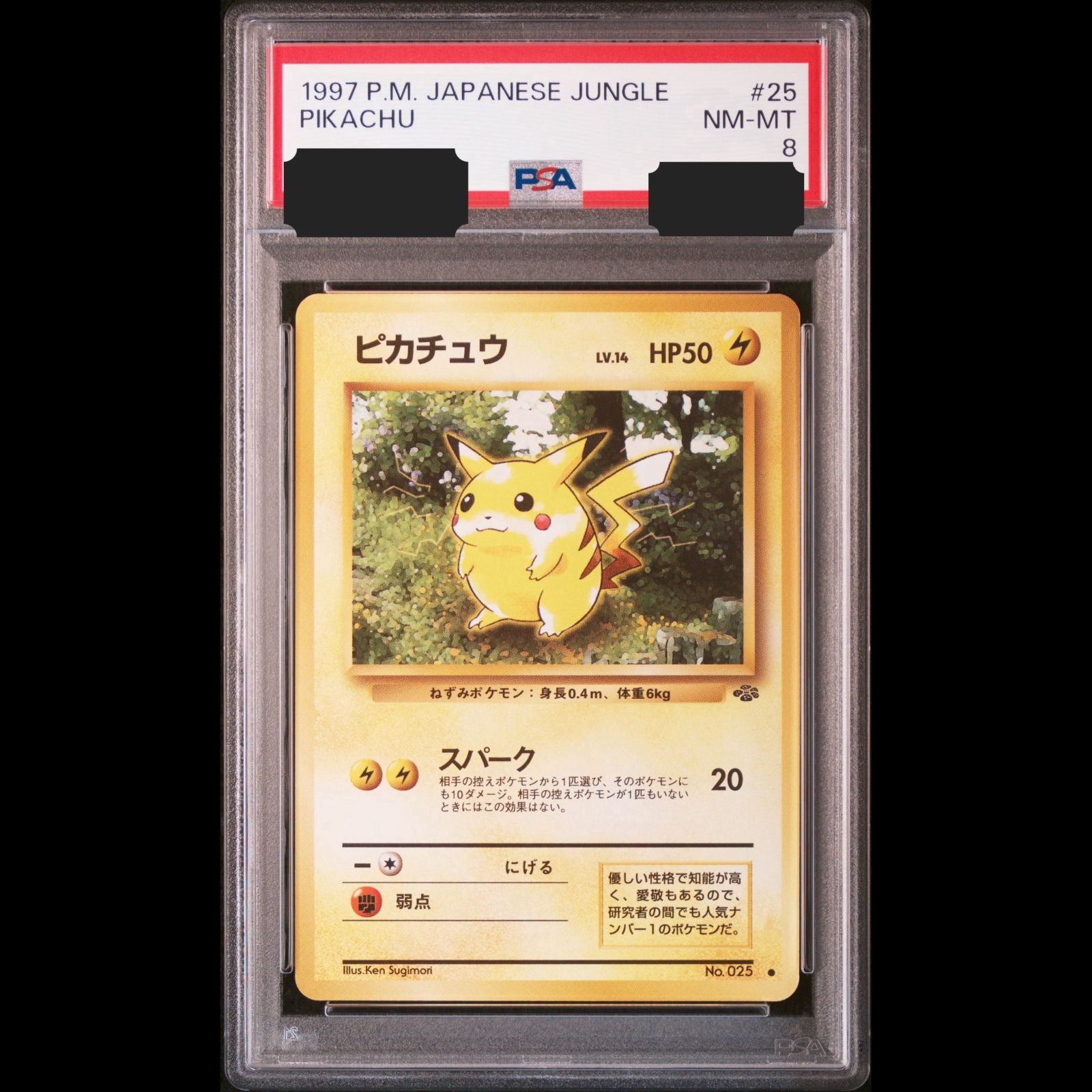 送料無料】ポケモンカード 旧裏面 ピカチュウ PSA8 PSA鑑定 - メルカリ