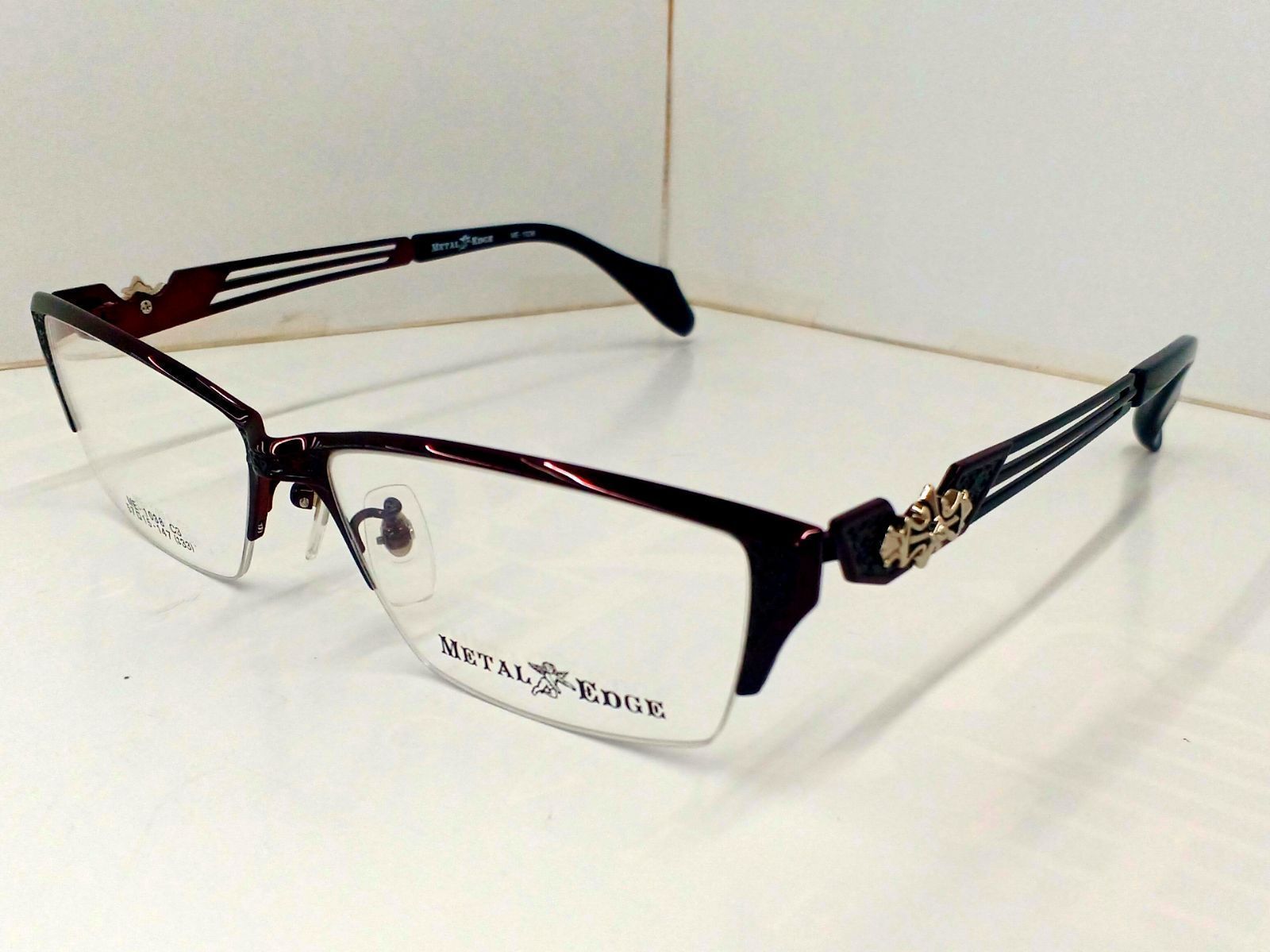 メタルエッジ メガネフレーム ME 1038 ナイロ ル エンジ系