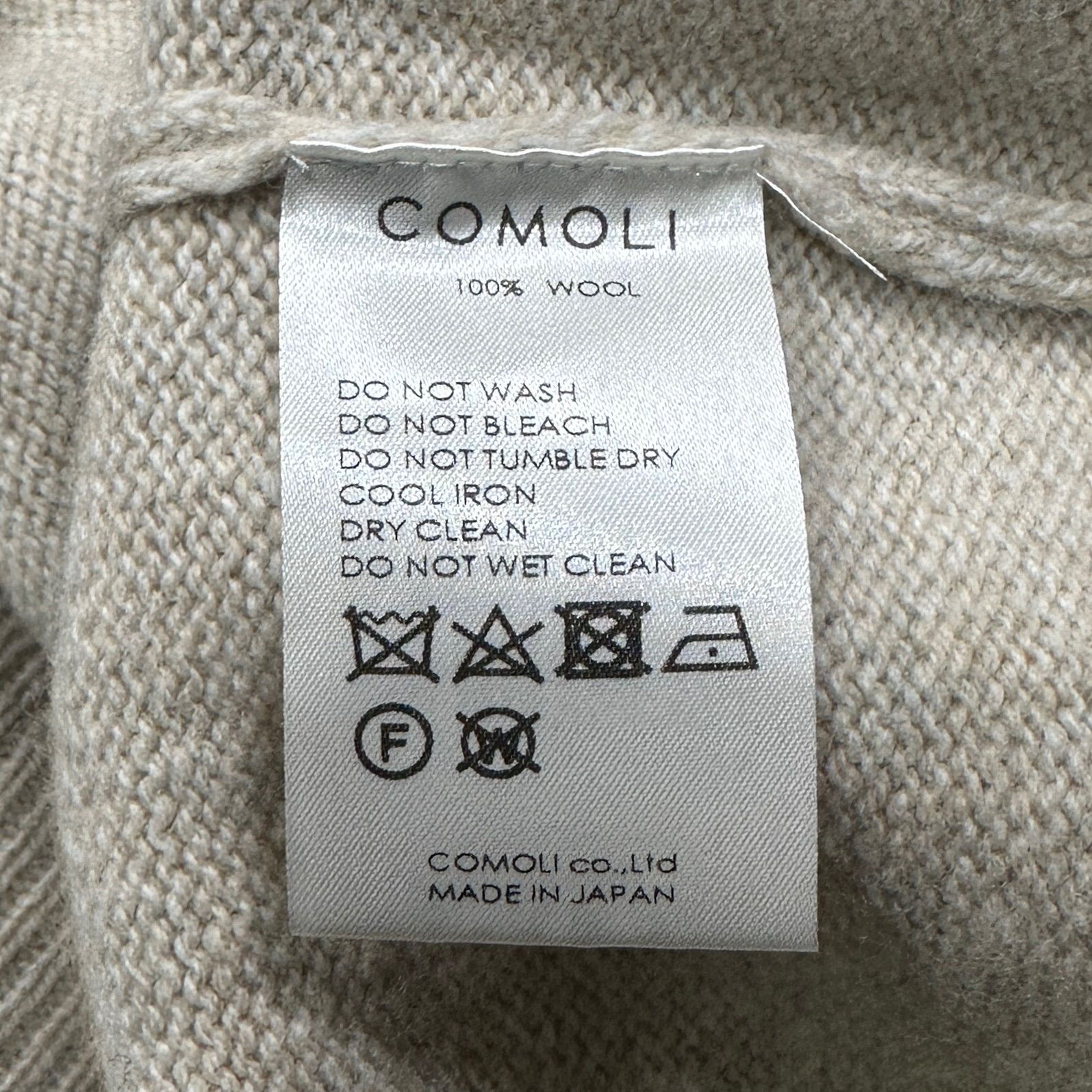 美品 23aw Comoli ラムズウールクルーネックニット 3 コモリ□ - メルカリ