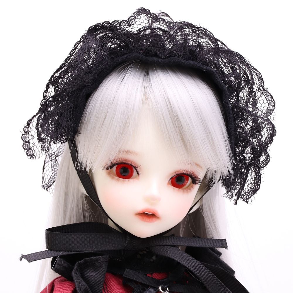 ドール用グラスアイ【HA-28(レッド)】30mm◇ハイマウンテン型◇新品