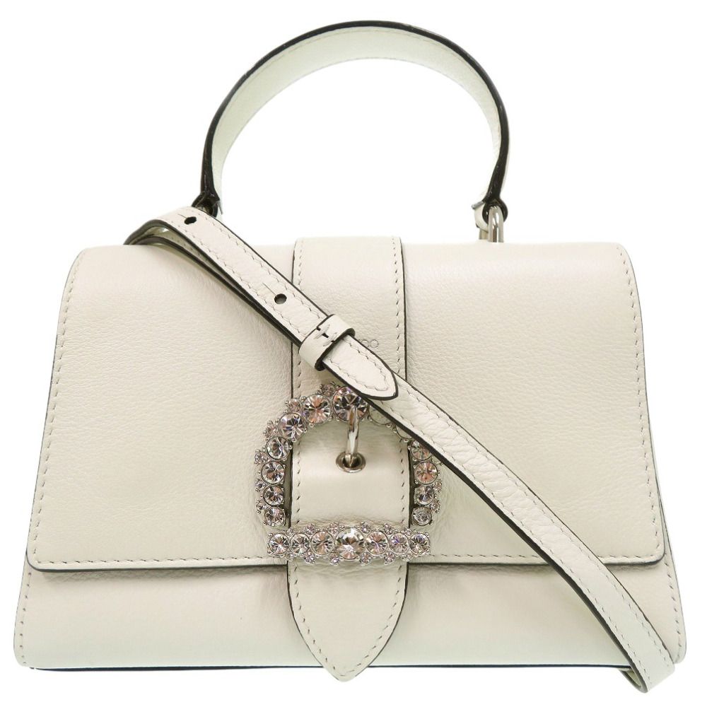 新品同様 ジミーチュウ Cheri Tophandle ハンドバッグ 2way ショルダー