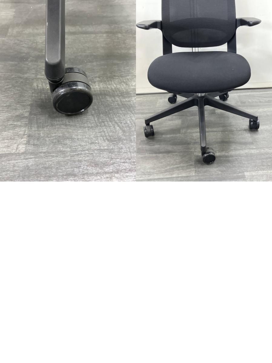  アウトレット品 FURSYS T250シリーズ 固定肘付OAチェア T250 ブラック 座面低め オフィスチェア ワークチェア 椅子 チェア