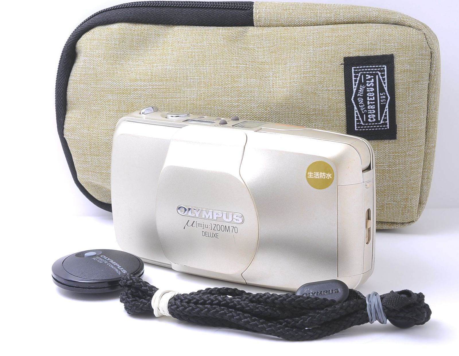 良品・動作品】OLYMPUS μ[mju:] ZOOM 70 DELUXE 生活防水 ミュー