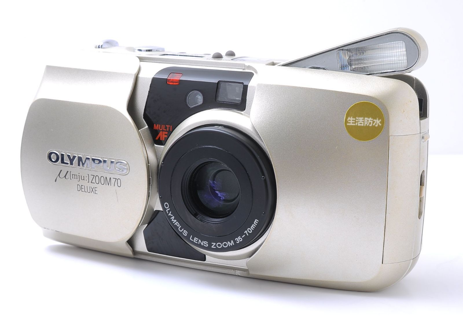 良品・動作品】OLYMPUS μ[mju:] ZOOM 70 DELUXE 生活防水 ミュー