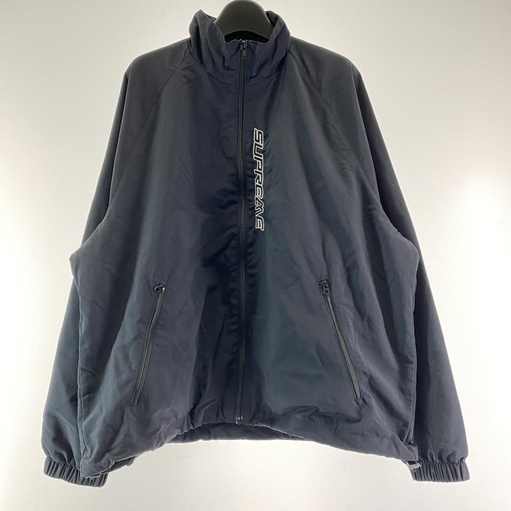 中古】Supreme 25SS Contrast Zip Track Jacket ブラック サイズS