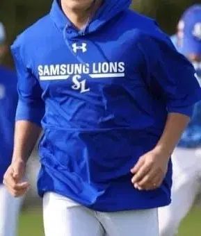 サムスン ライオンズ UNDER ARMOUR アンダーアーマー 半袖 WHO フード 115