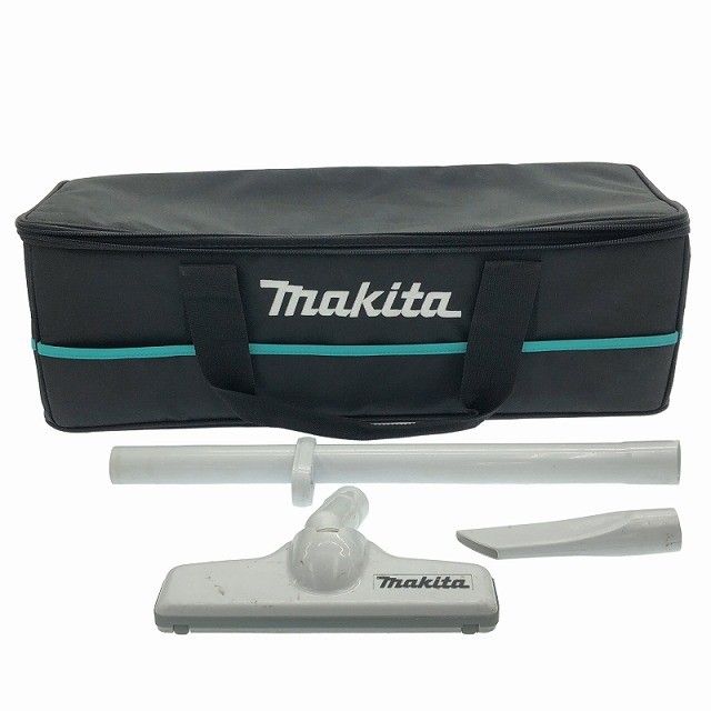 比較的 makita マキタ 18 V 充電式クリーナー CL 281 FD 白 本体 パイプ ノズル バッグ付 コードレス バッテリー式 掃除機119358 電動ハンマー 電動工具 エア工具