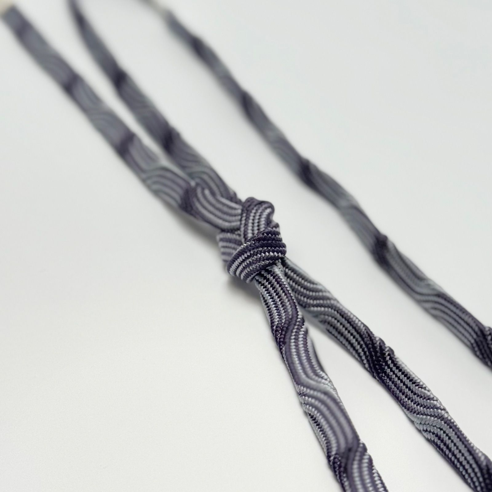 帯締め 江戸組紐 中村正 角朝組 流水縞 0206