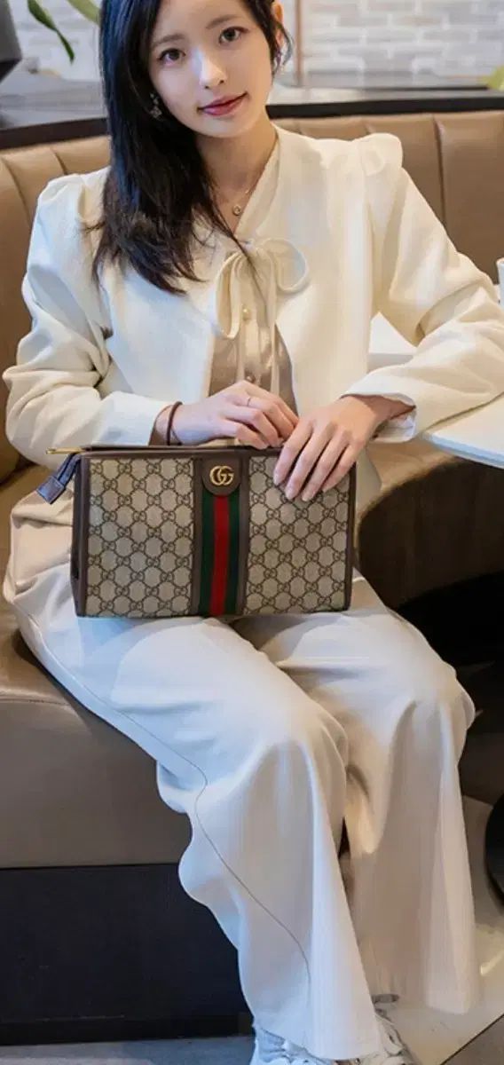 グッチ オフィディア クラッチバッグ S級 鑑定済