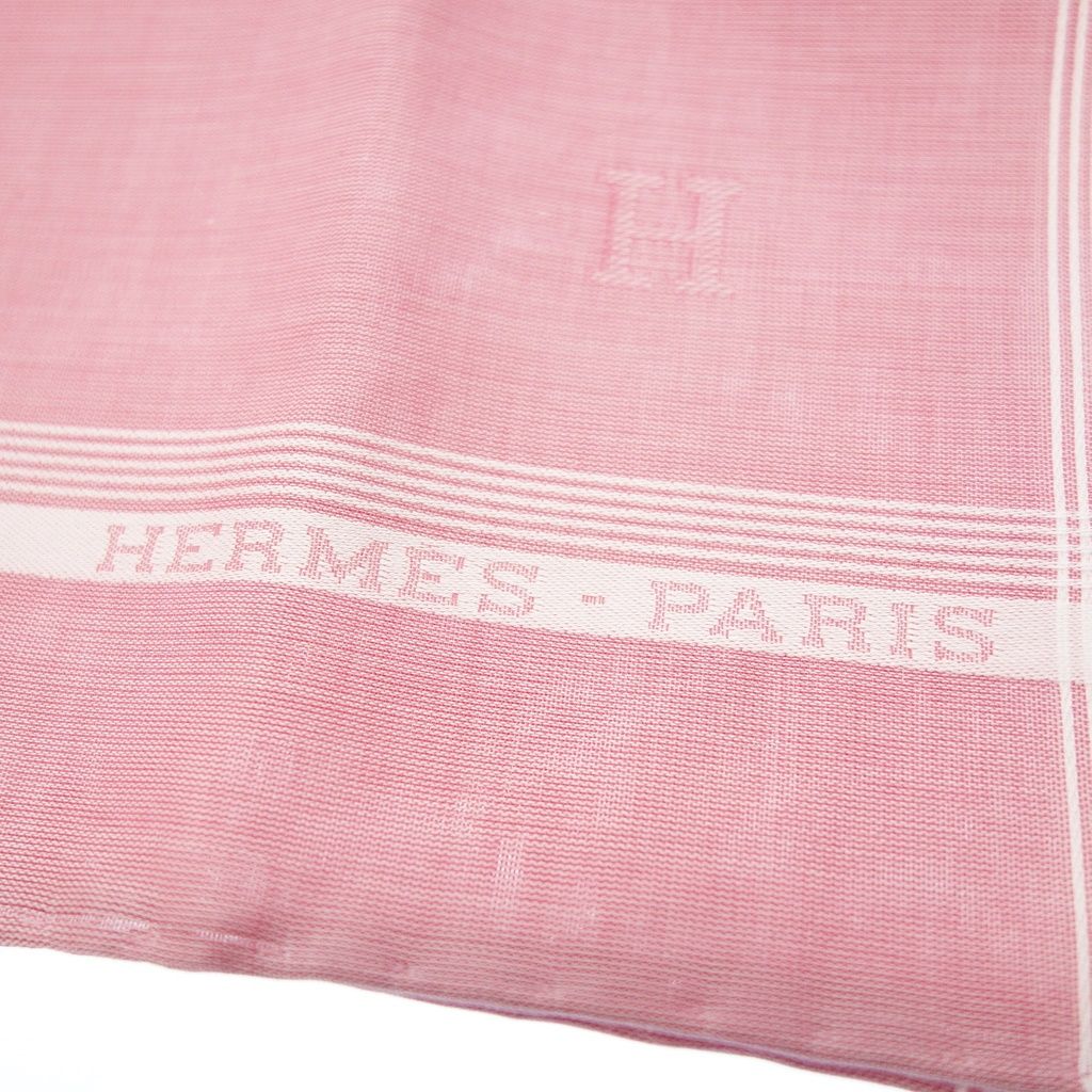 エルメス ハンカチ コットン100% ピンク系【AFB56】【中古】 - メルカリ