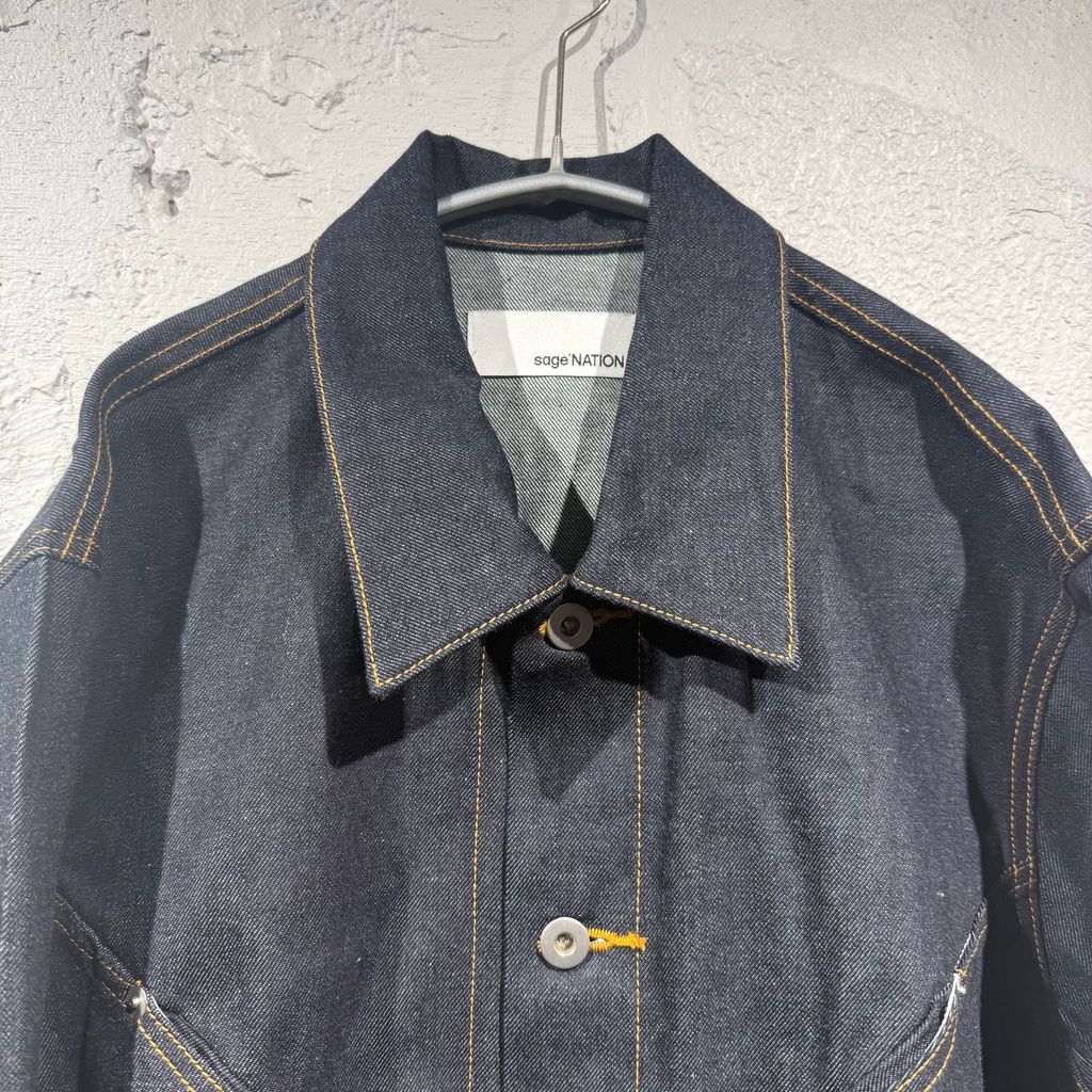 sage'NATION セイジネーション DENIM JIJI JACKET デニムジャケット