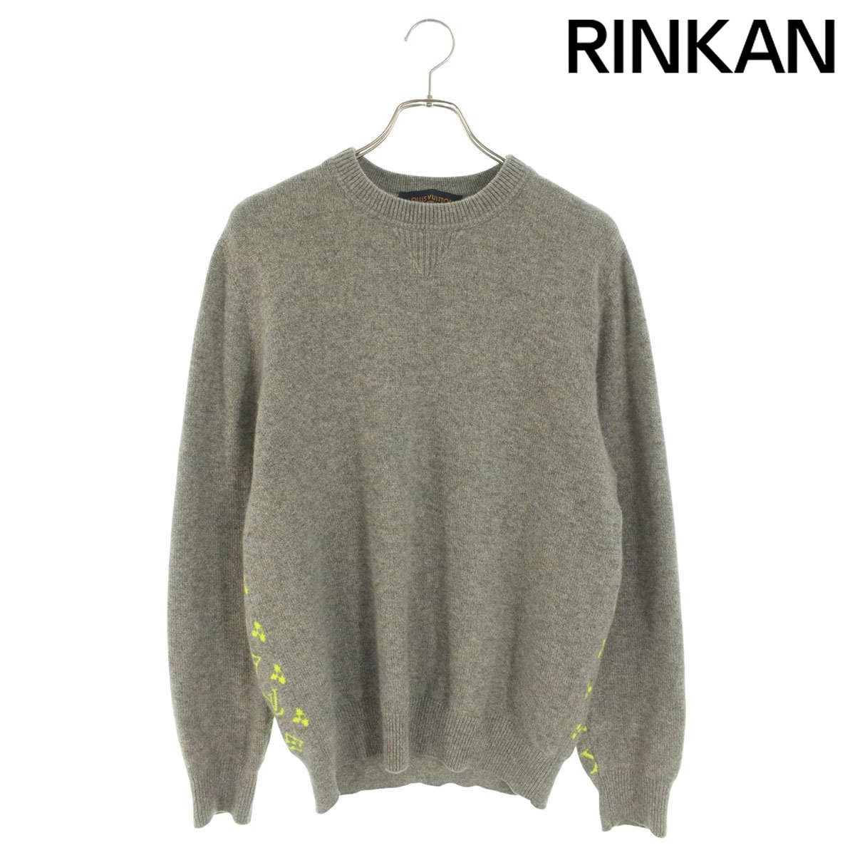 ルイヴィトン RM182M GVG HFN14W モノグラム切替カシミヤクルーネック