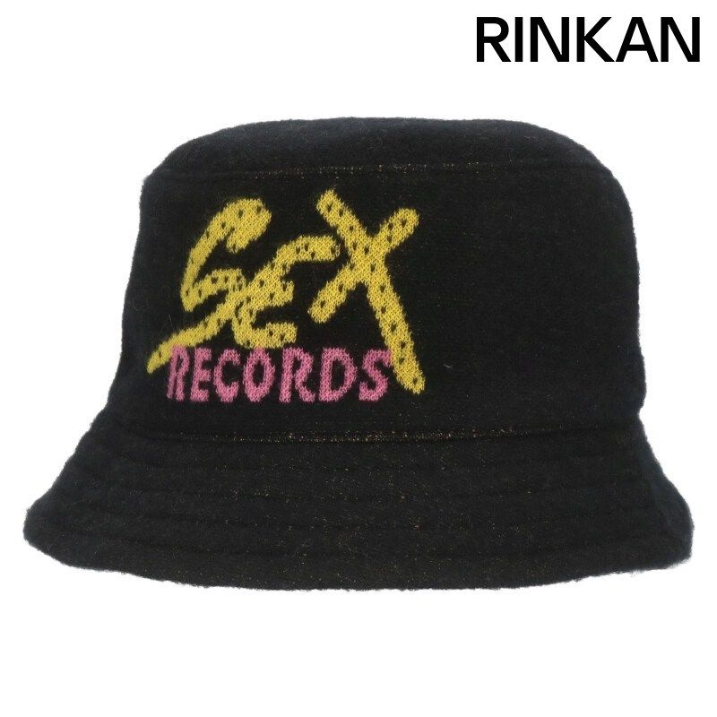 姫ちゃん　クロムハーツ スクロールラベル付きカシミヤバケットハット クロムハーツ PPO SEX RECORDS HAT スクロールラベル付きカシミヤ