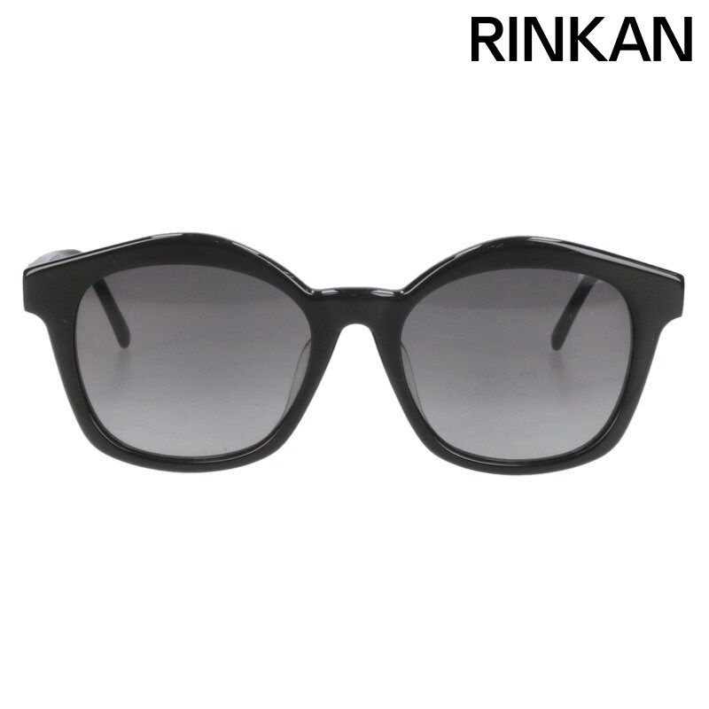 美品 LOEWE ロエベ サングラス LW40079U ブラック ロゴ ロエベ LW40079U サイドロゴフレームブロウラインサングラス メンズ 55