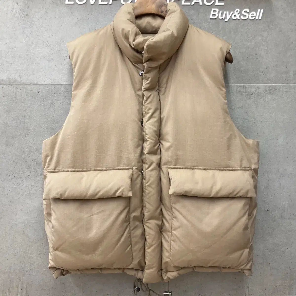 オーラリー ダウンベスト スビン ダウンベスト ベージュ -G111406