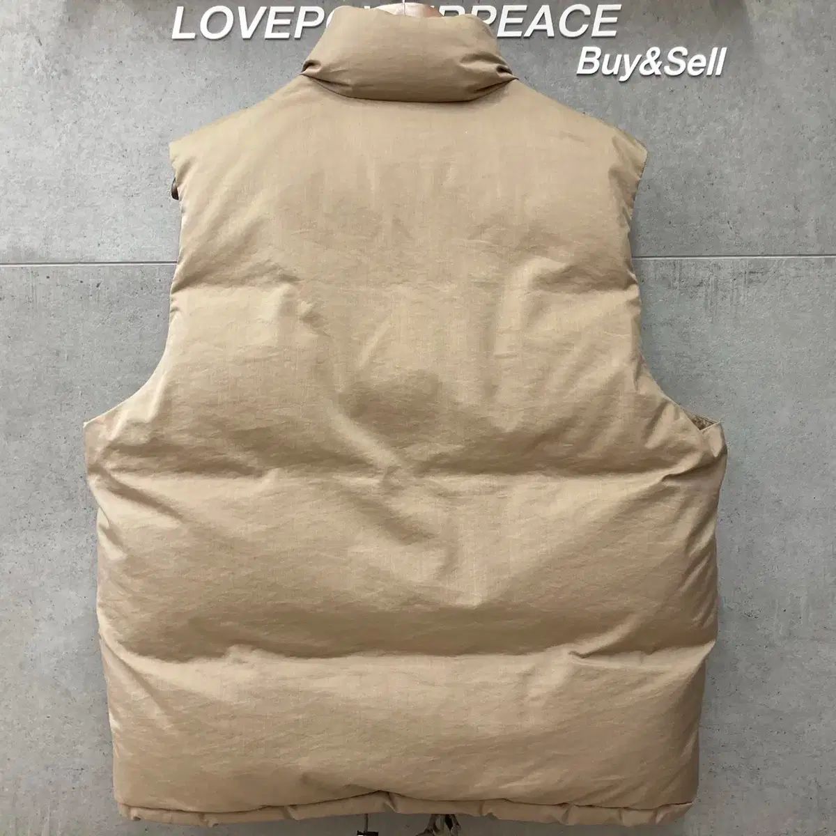 オーラリー ダウンベスト スビン ダウンベスト ベージュ -G111406