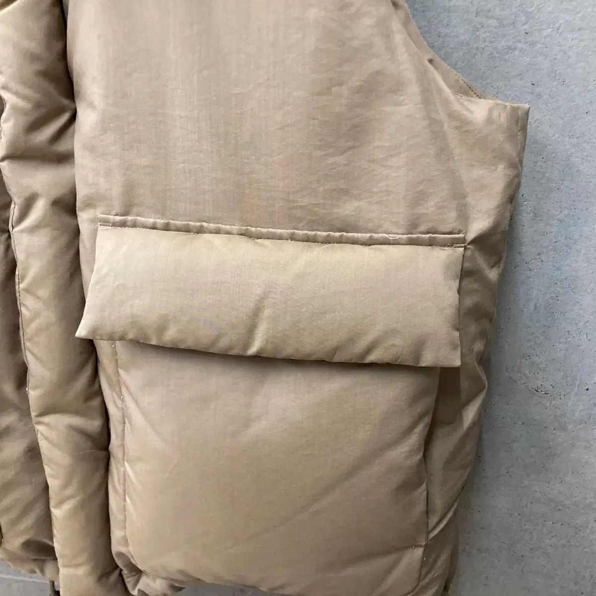 オーラリー ダウンベスト スビン ダウンベスト ベージュ -G111406