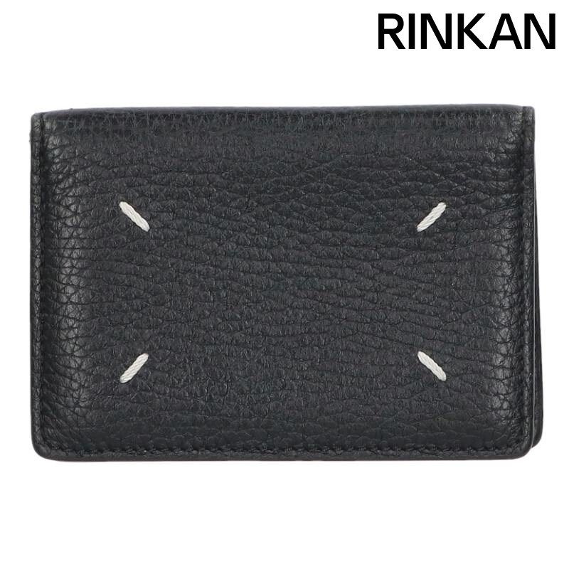 メゾンマルジェラ 4ステッチレザーカードケース メンズ