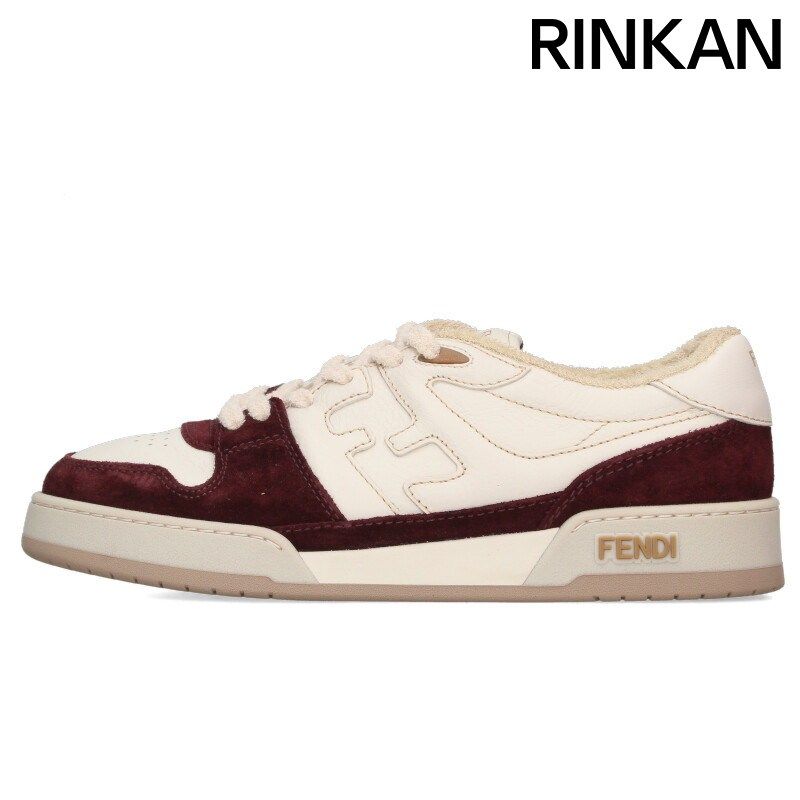フェンディ MATCH マッチ スエード切替レザーローカットスニーカー