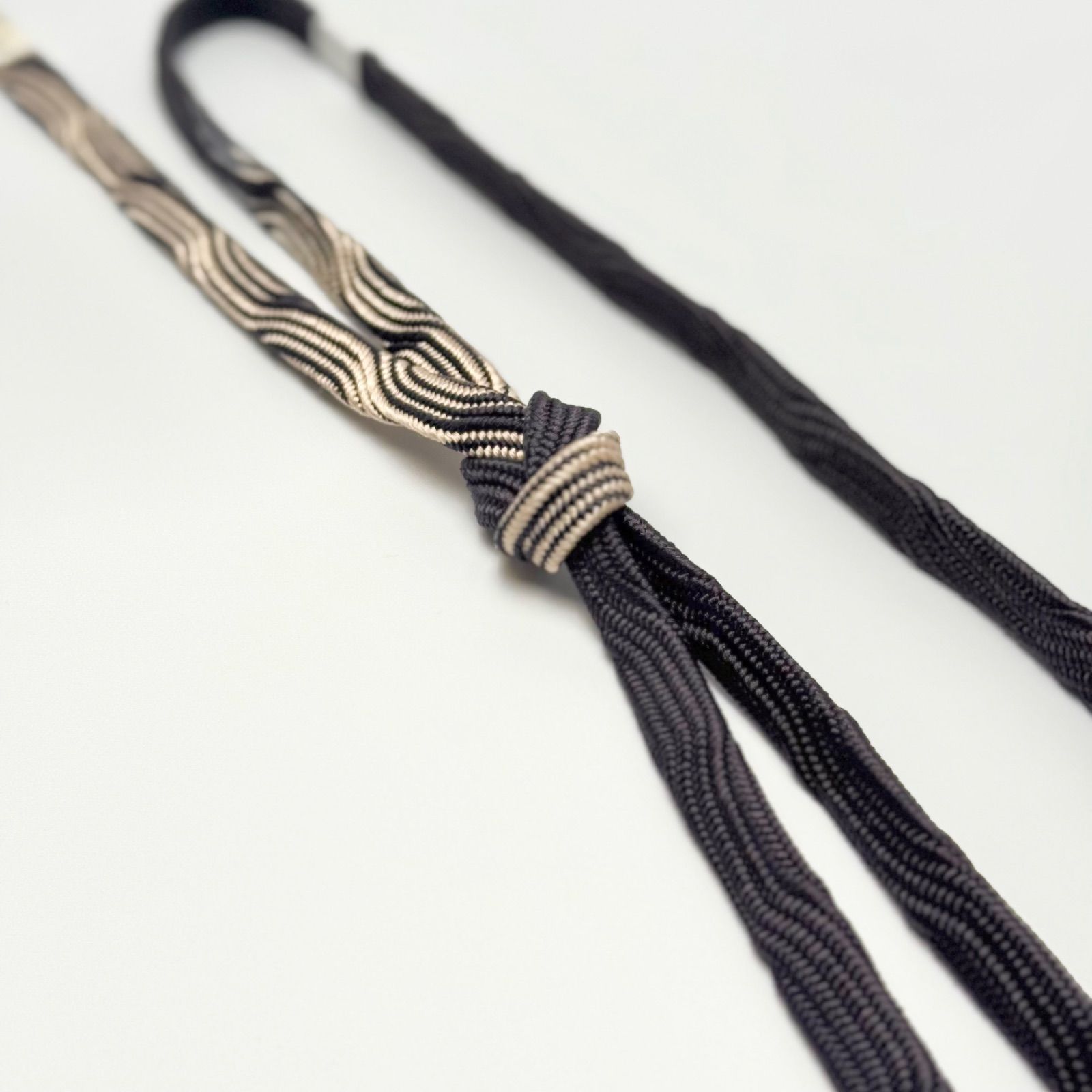 帯締め 江戸組紐 中村正 角朝組 流水縞ぼかし 0210