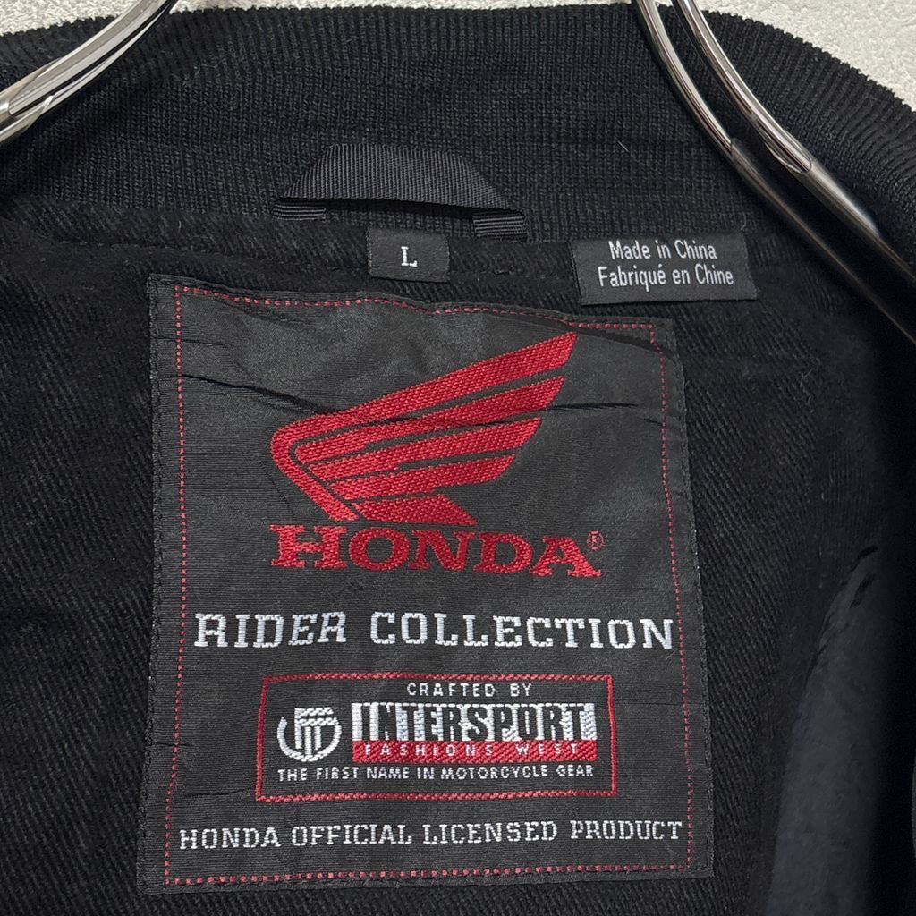 HONDA】 ウッディ・ウッドペッカー 企業ロゴ刺繍 レーシングジャケット