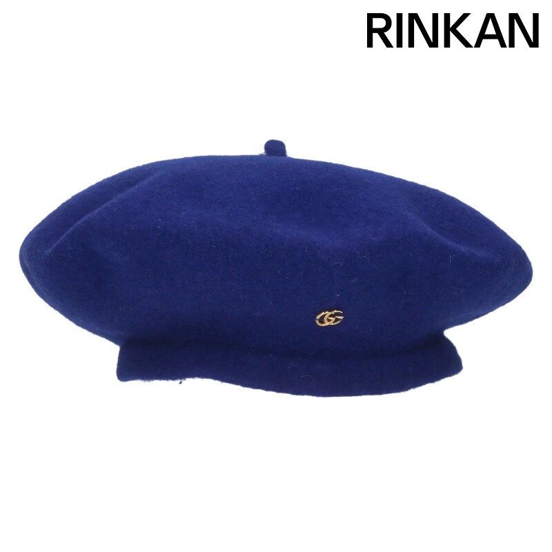 グッチ 714343 4 HARZ ウールベレー帽子 メンズ M