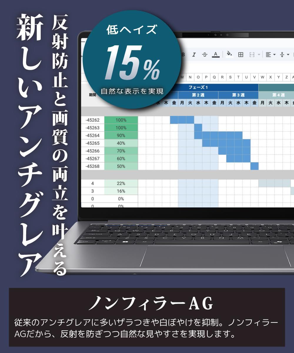 ギラつき防止 モバイルモニター対応 反射防止 ノートパソコン 保護