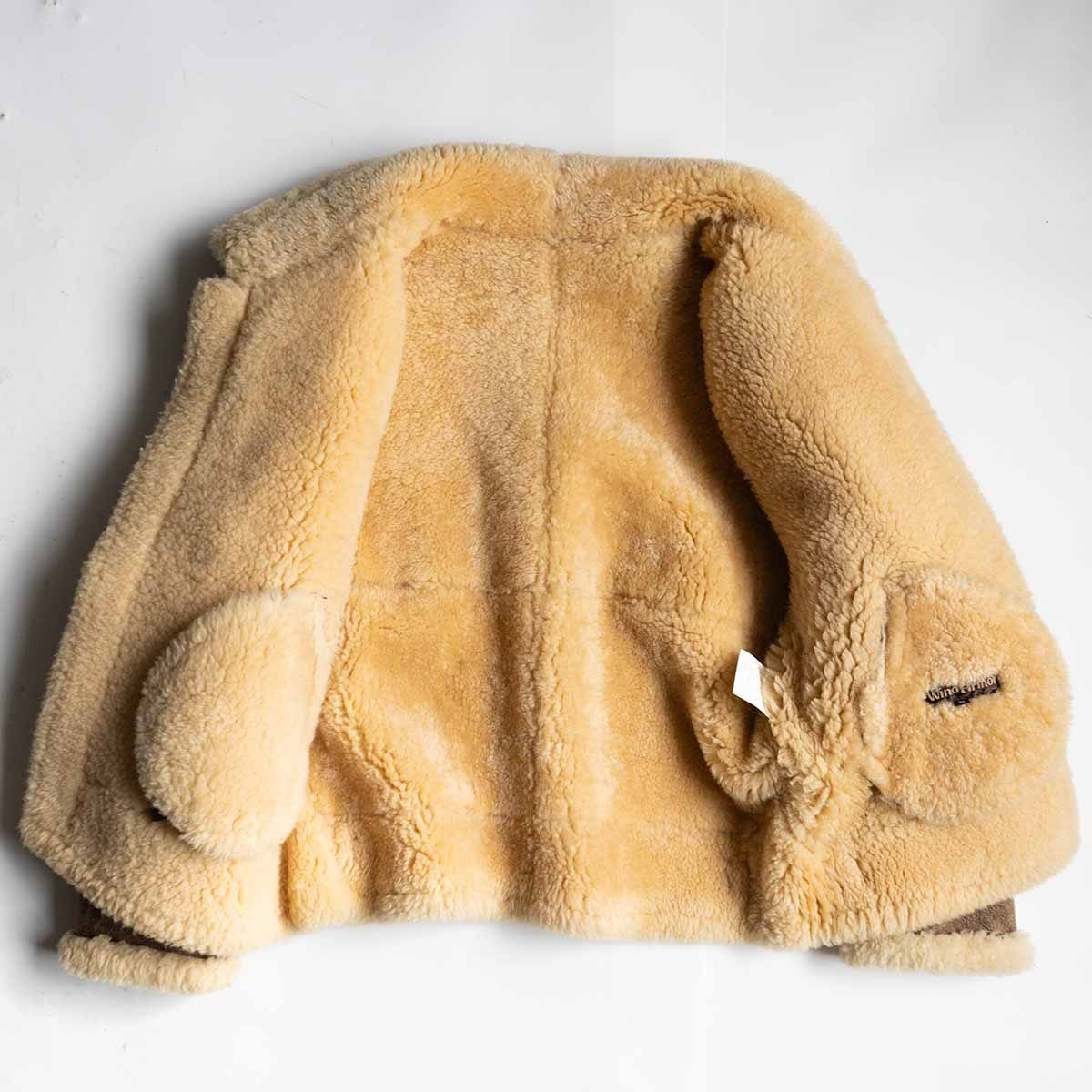 美品】WIND ARMOR【B-3 ムートンボンバージャケット】M ブラウン