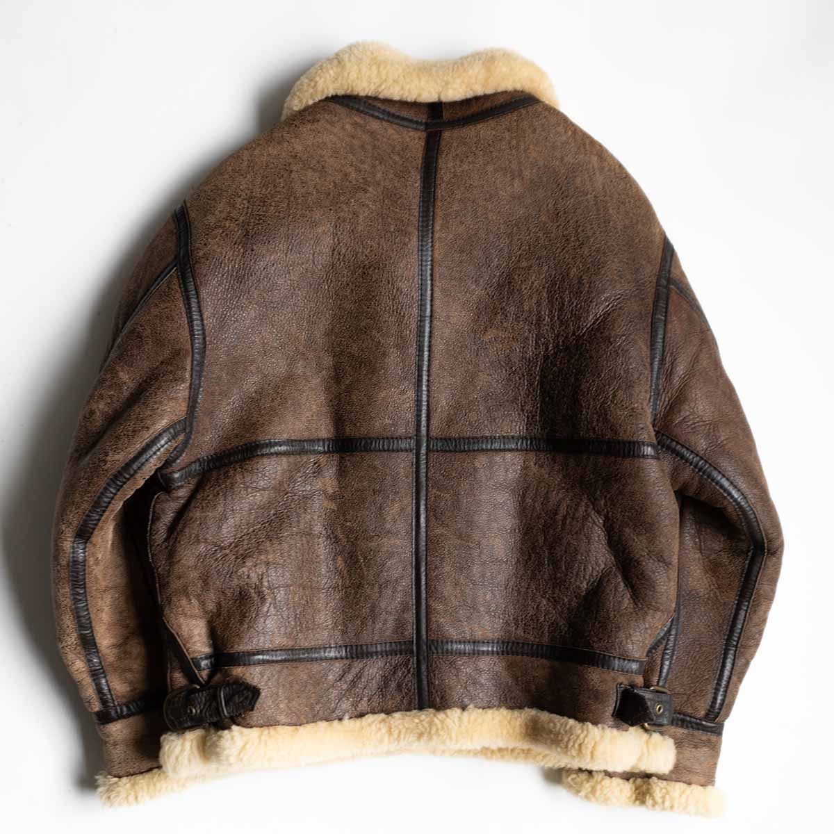 美品】WIND ARMOR【B-3 ムートンボンバージャケット】M ブラウン