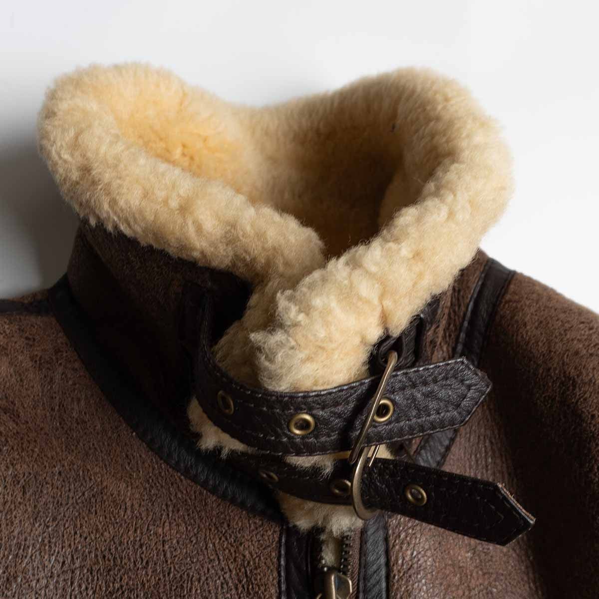 美品】WIND ARMOR【B-3 ムートンボンバージャケット】M ブラウン
