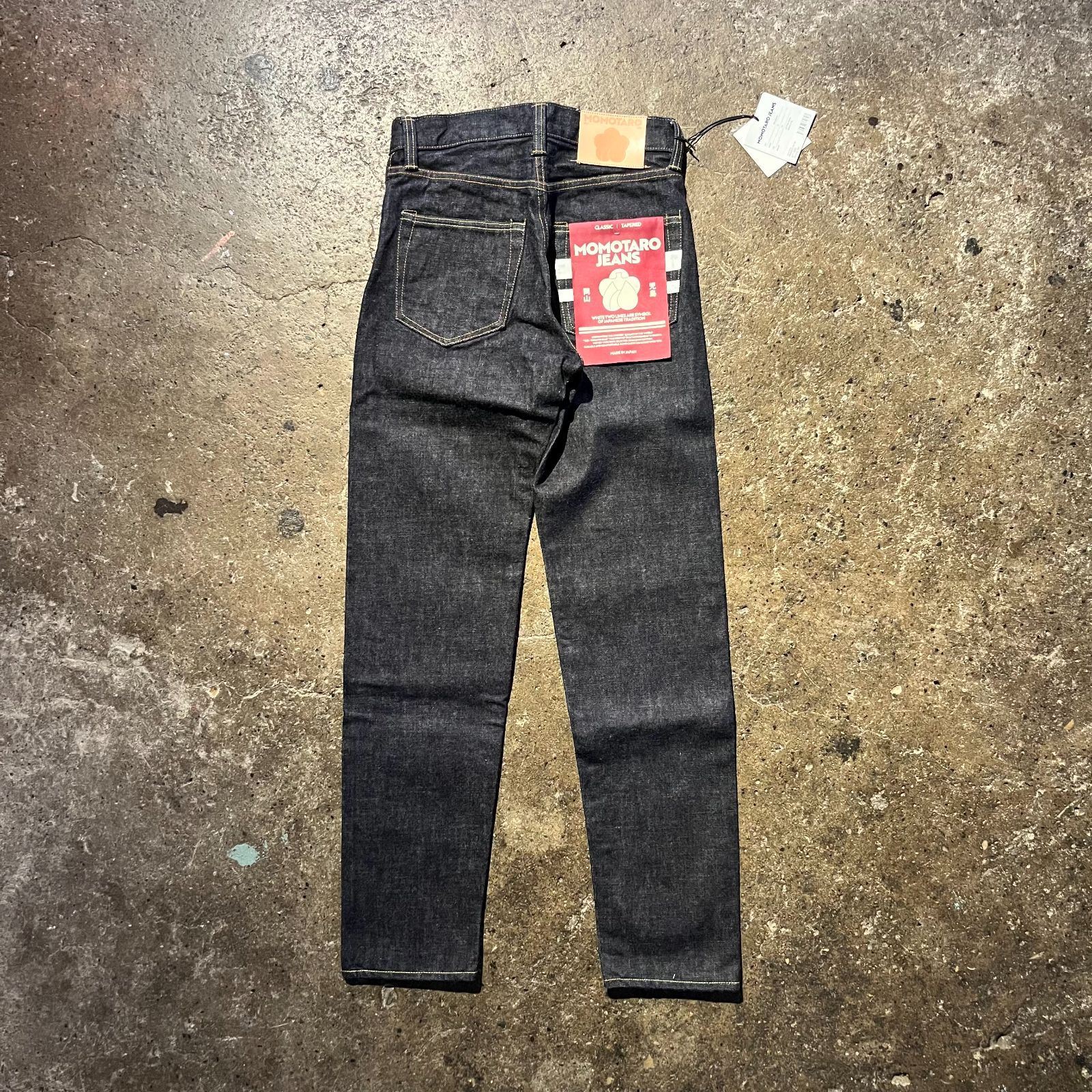 MOMOTARO JEANS #200 CLASSIC TAPERED 15.7oz ID ボタンフライ 26 