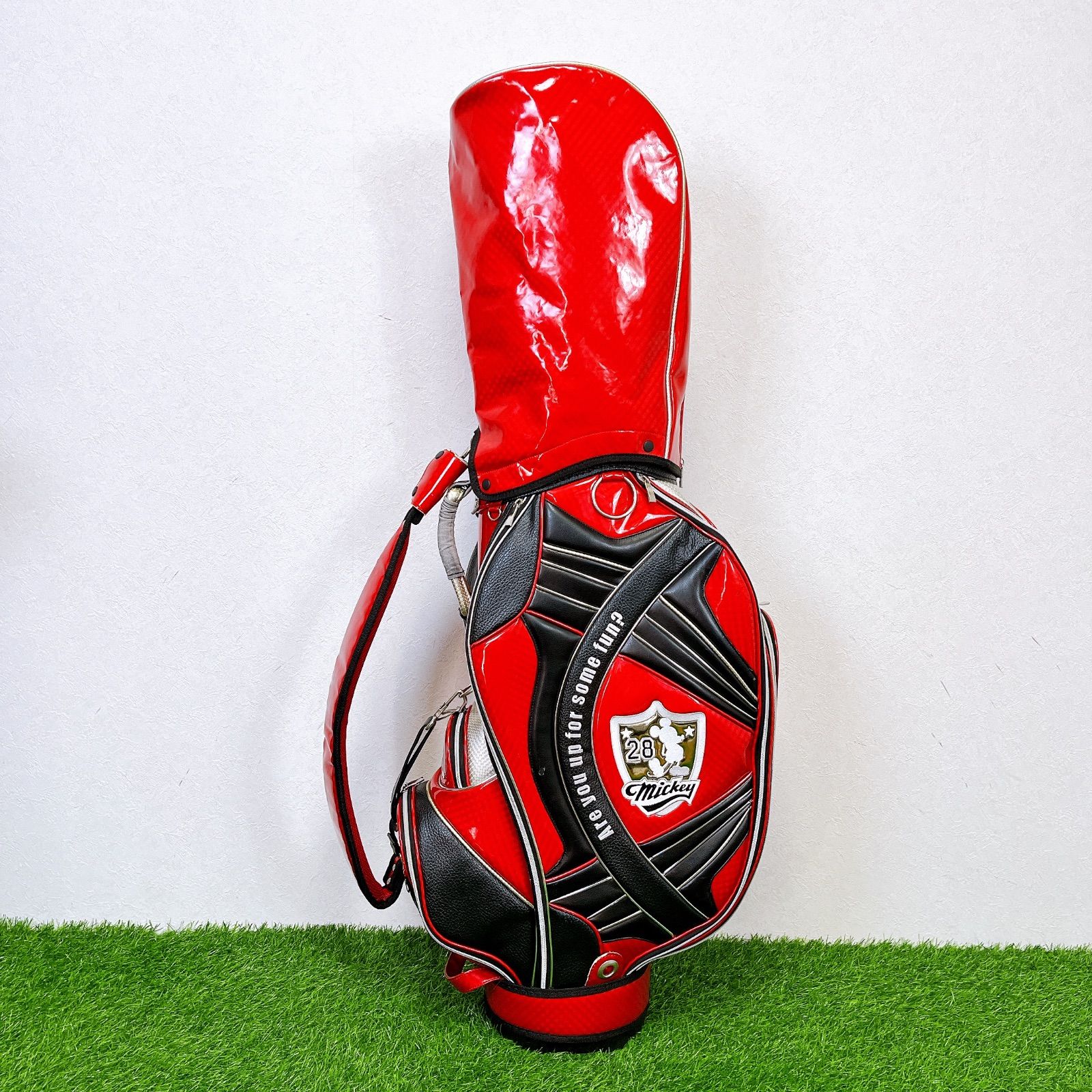 Disney mickey 28 ディズニー ミッキーマウス キャディバッグ ゴルフ