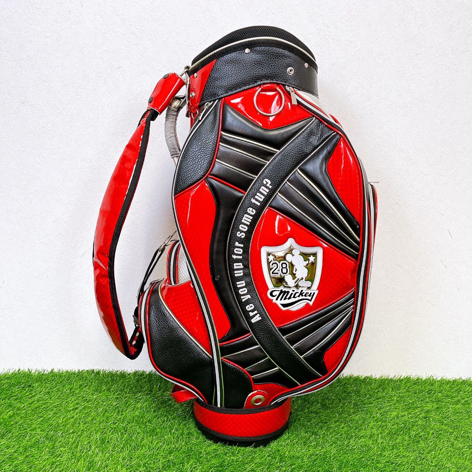 Mickey ゴルフバッグ 28 Disney mickey 28 ディズニー ミッキーマウス キャディバッグ ゴルフ
